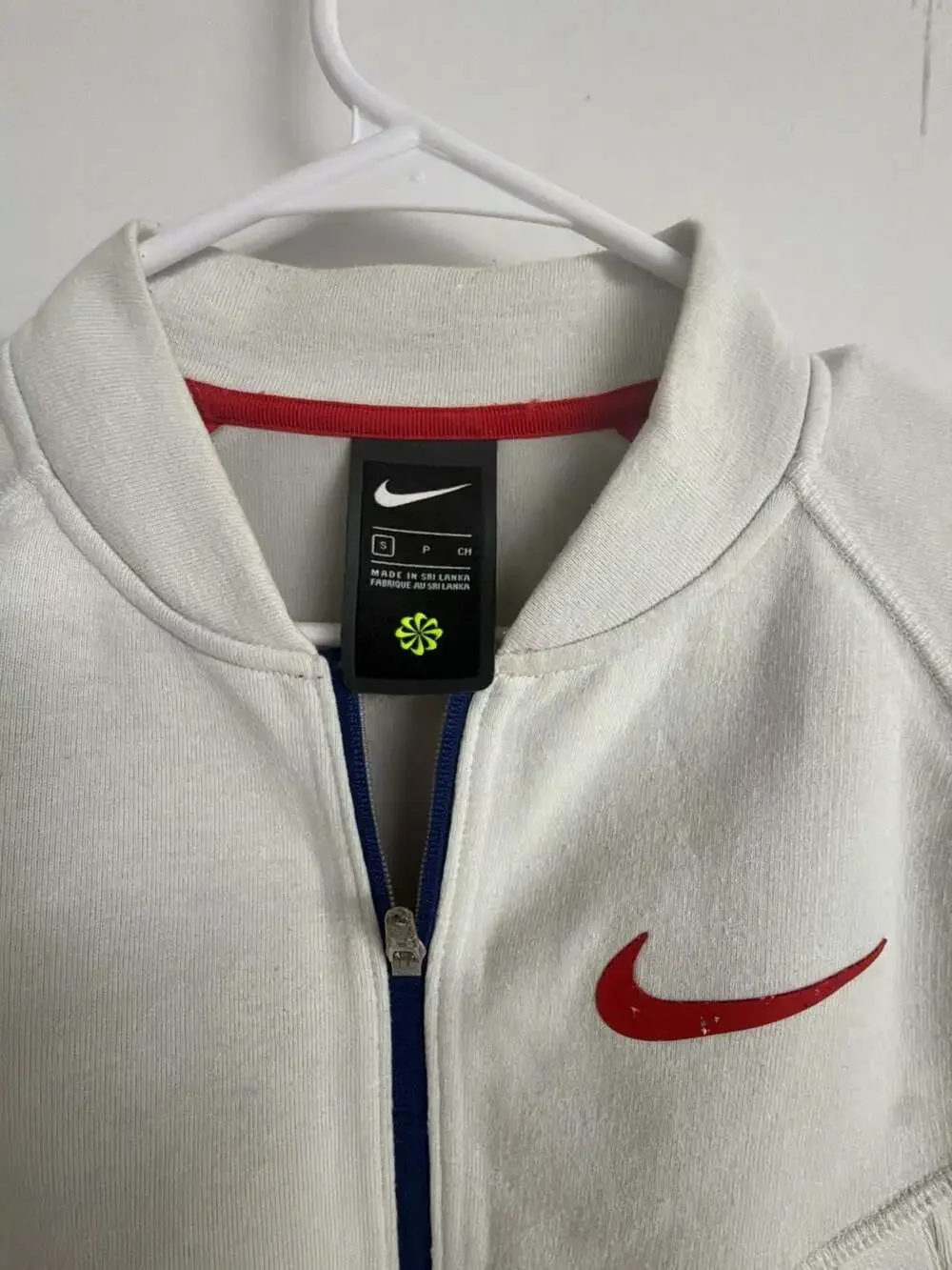 Nike Sportswear Tech Pack Full Zip Jacket White/Red/Blue CW0300-100